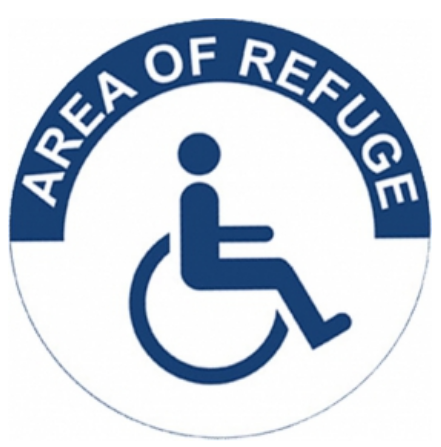 Alpha Communication RSN7045 17" Diameter Round Floor Sign Decal