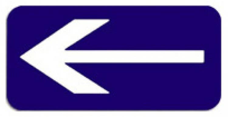Alpha Communication SI003 Rescue Directional Arrow Sign