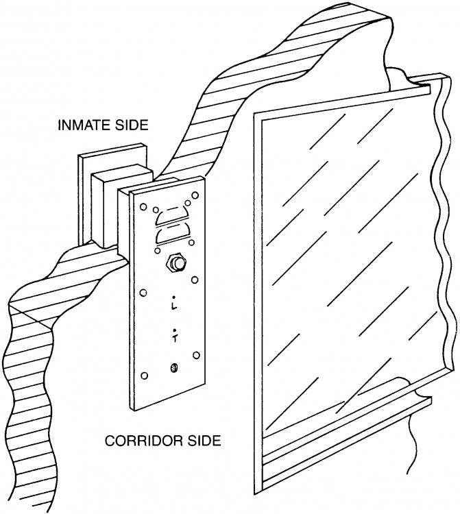 Alpha Communication TTU-5-MUTE Corridor/Dayroom Intercom, Mute