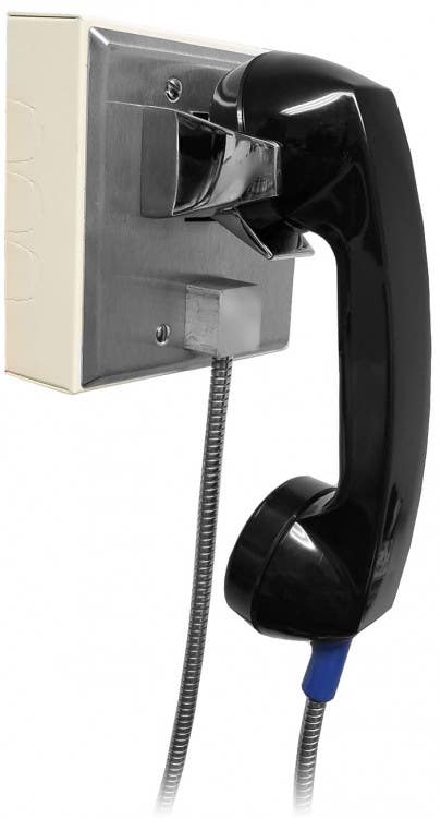 Alpha Communication TTU-AHS Intercom System With Handset,Hook Switch, Armor Cord