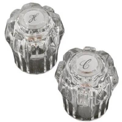 Brass Craft SH2955 Lavatory Sink Handle, Acrylic, 1-1/16 x 2-1/8-In., 2-Pk.