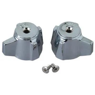 Brass Craft SH2956 Sterling Lavatory Sink Handles, Chrome, 1.5 x 1.75-In., 2-Pk.