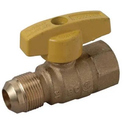 Brass Craft  PSSC-60 Straight Gas Valve, 5/8-In. O.D. x 3/4-In. Female Pipe Thread