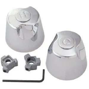 Brass Craft SH3476 Fit-All Lavatory Sink & Tub & Shower Handle, Chrome, 1 x 1.75-In., 2-Pk.