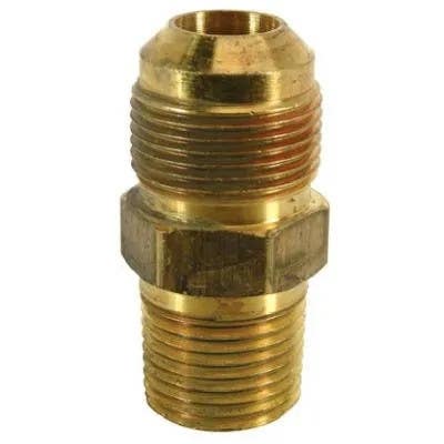 Brass Craft MAU2-10-8 K5 Adapter, Brass, Male, 5/8 x 15/16-16 x 1/2 In.