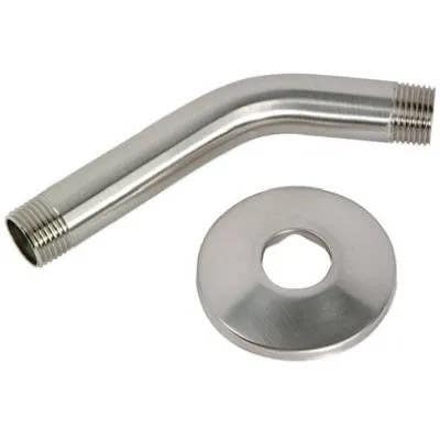 Brass Craft 543-197 6-Inch Brushed Nickel Shower Arm With Flange