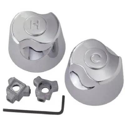 Brass Craft SH3477 Fit-All Lavatory Sink/Tub/Shower Handle Pair, Chrome