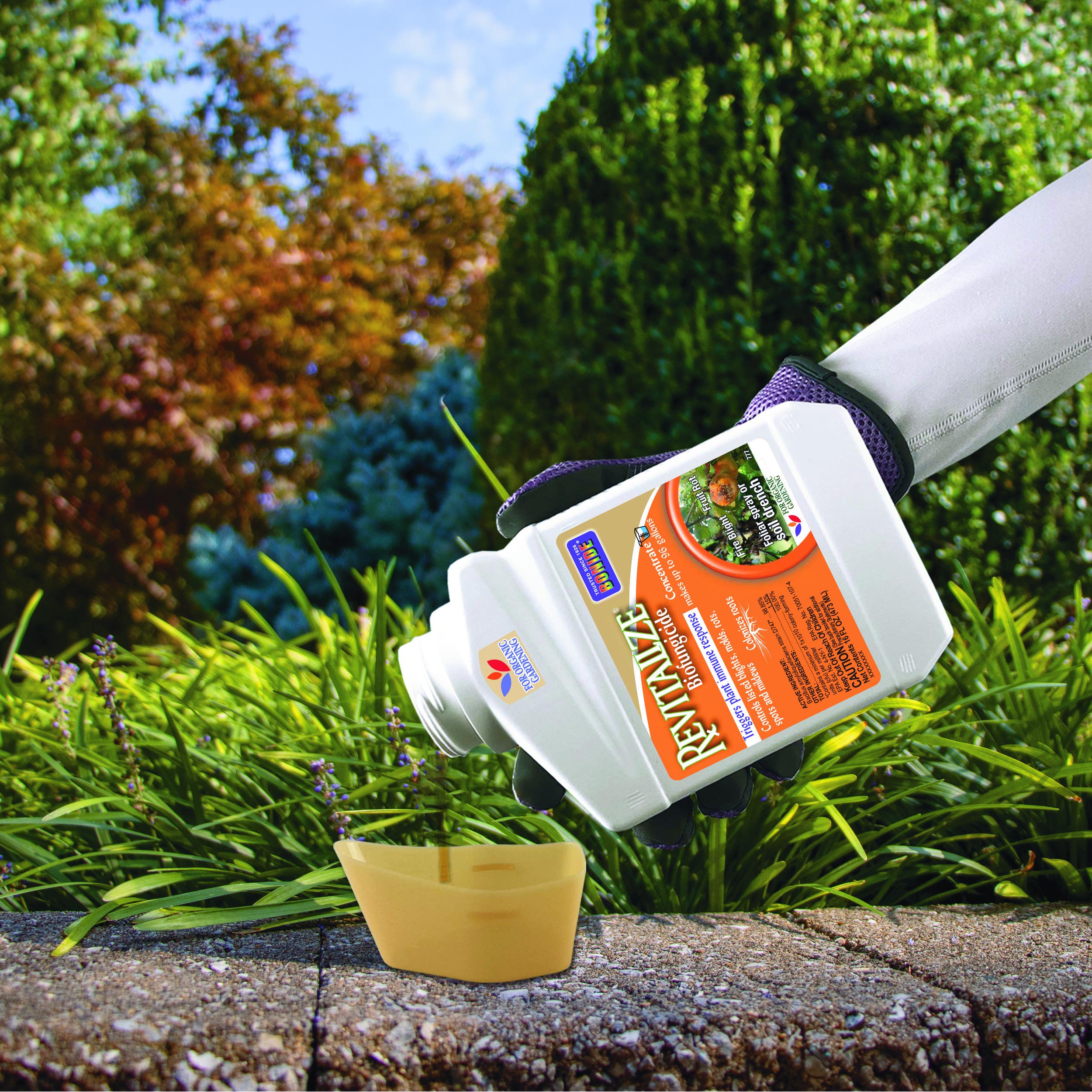 Bonide Products Inc 777 Revitalize Bio Fungicide, Concentrate, 16 oz.