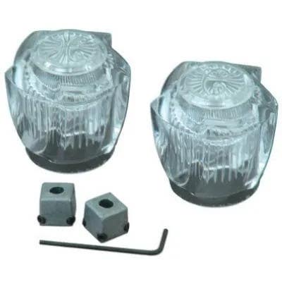 Brass Craft SH3468 Fit-All Lavatory Sink & Tub & Shower Handles, Acrylic, Pr.