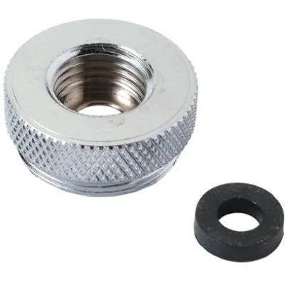 Brass Craft  SF0005X Aerator Adapter, Lead-Free Brass, Chrome-Plated, 1/4 FPT x 55/64 x 27 MPT