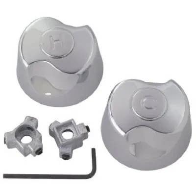 Brass Craft SH3466 Lavatory Fit-All Handles, Chrome, Pr.