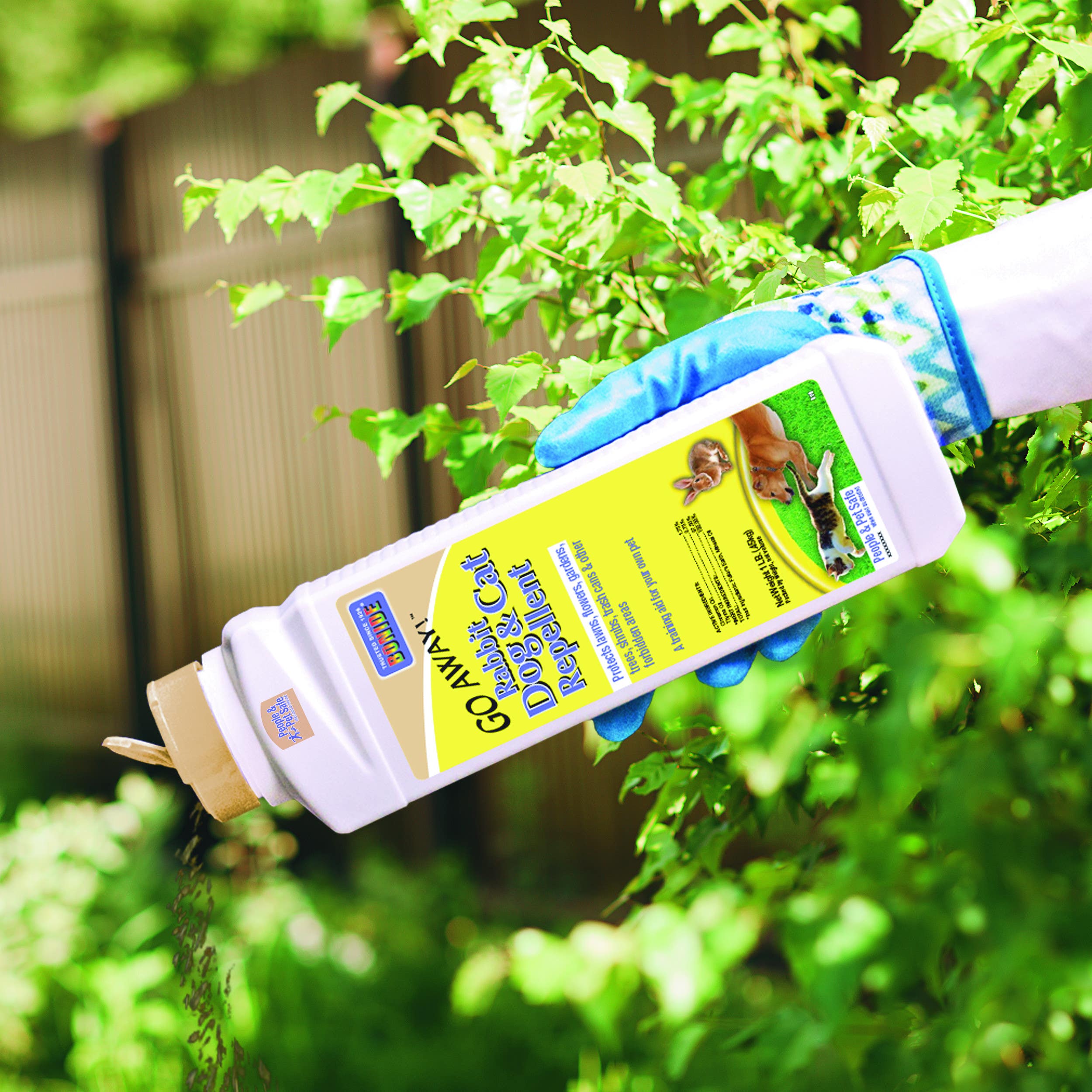 Bonide Products Inc 8719 Go Away, Rabbit, Dog, & Cat Repellent, Granules, 3 Lbs.