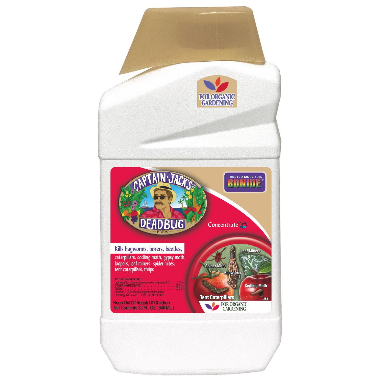 Bonide Products Inc 25 Captain Jack's, DeadBug Brew, Insect Spray, Concentrate