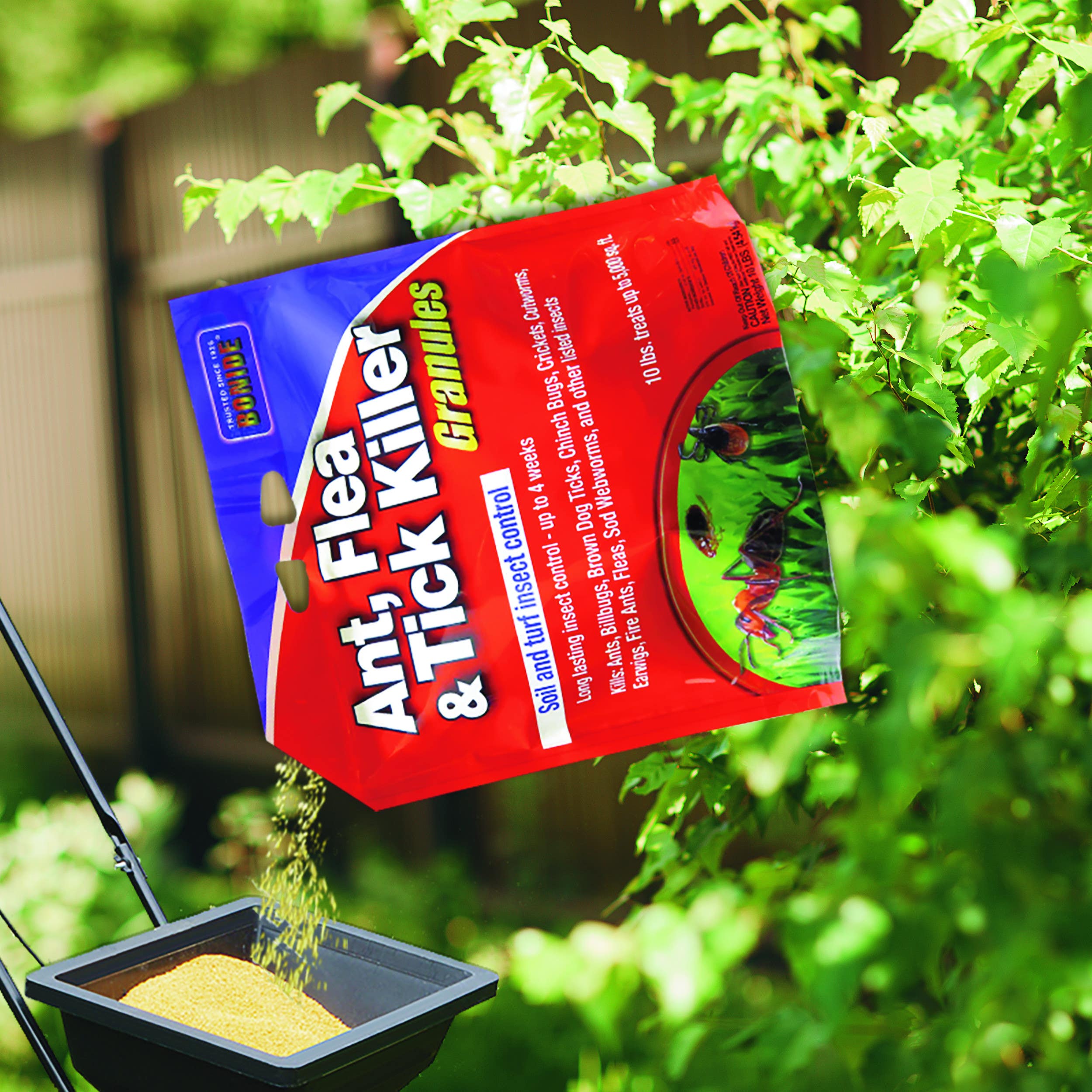 Bonide Products Inc 60613 Ant, Flea & Tick Killer, Granular, 10 lbs.