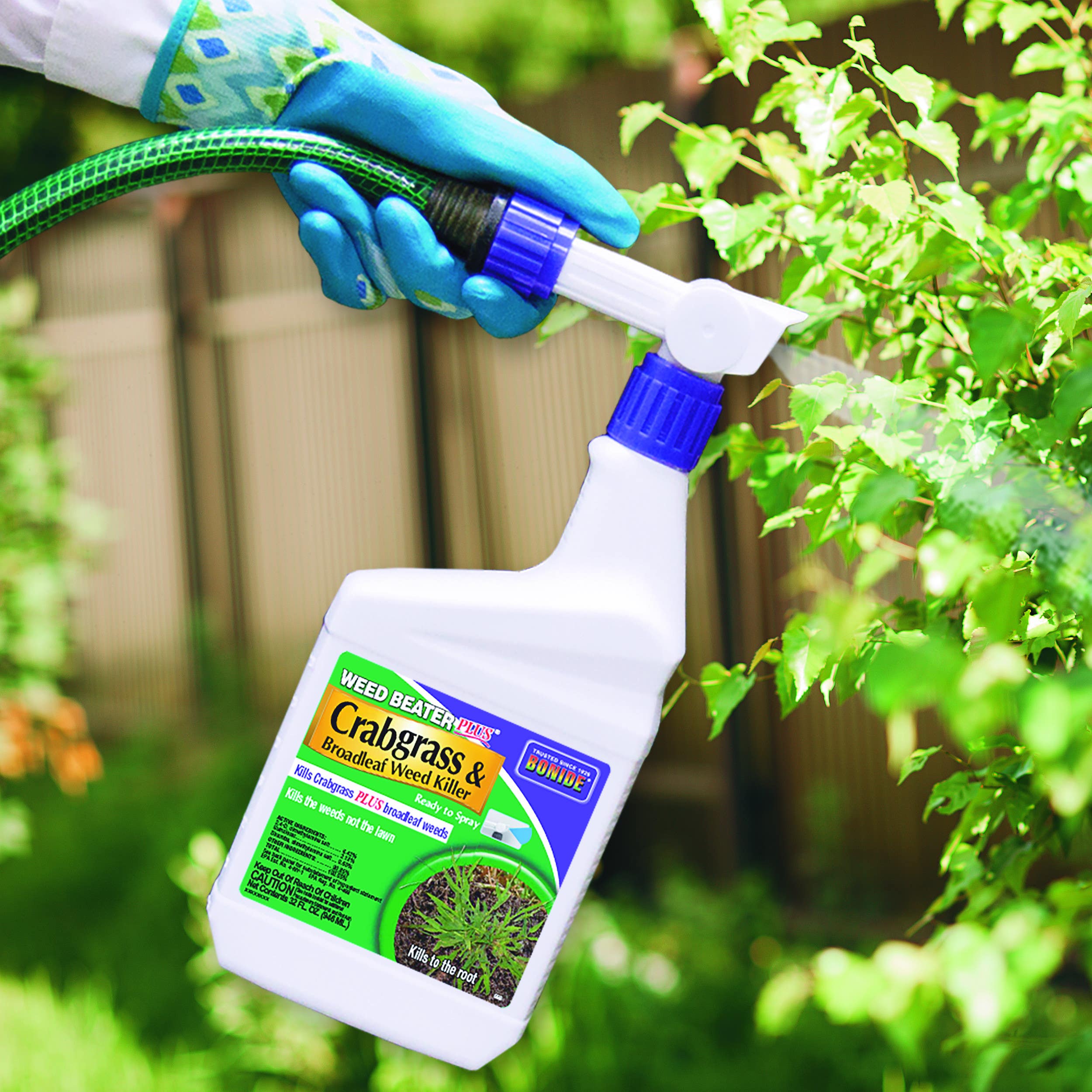 Bonide Products Inc 66 Weed Beater Plus, Crabgrass & Broadleaf Weed Killer, Ready-to-Spray, 32 oz.