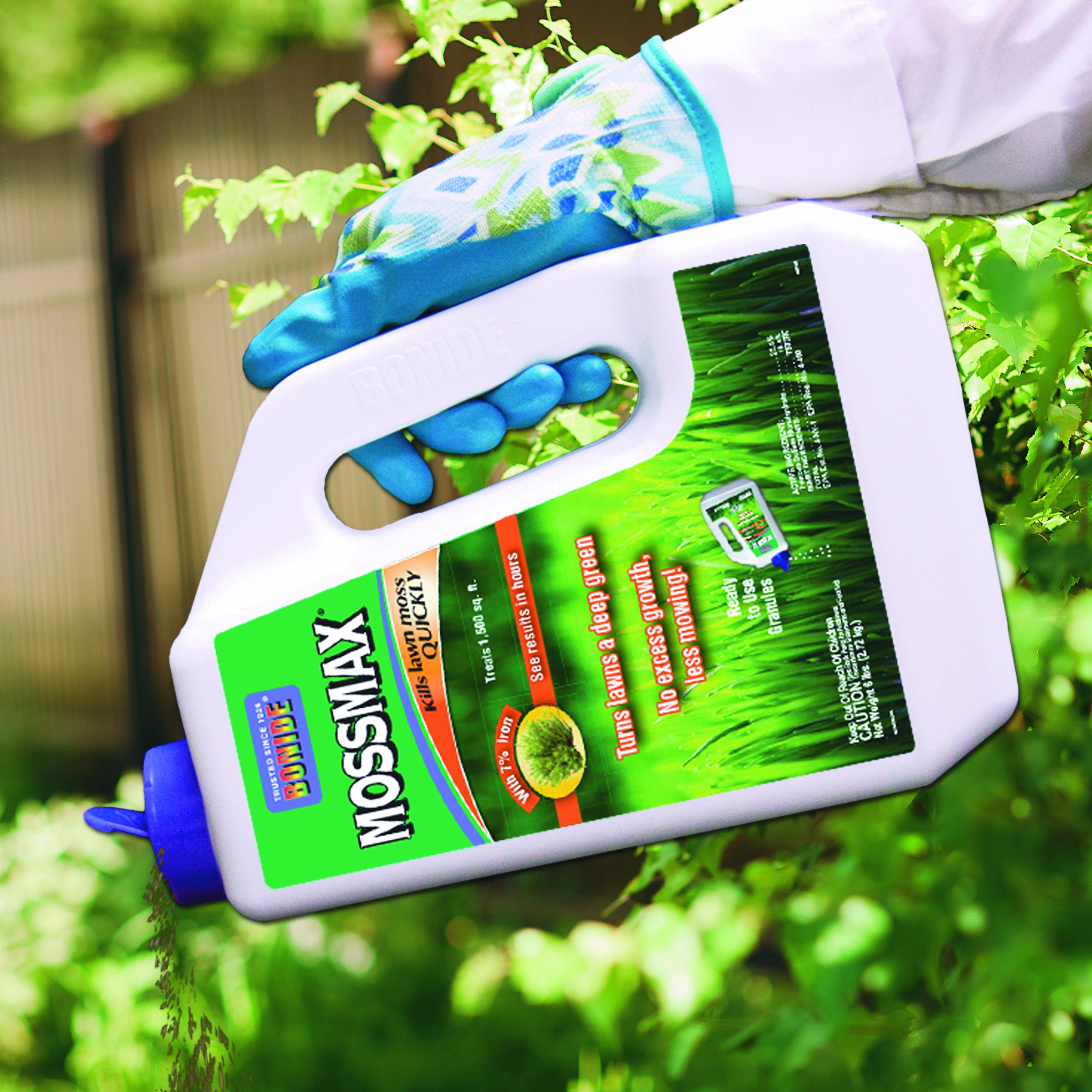 Bonide Products Inc 60725 MossMax, Lawn Moss Killer, Granules, 6 Lbs.