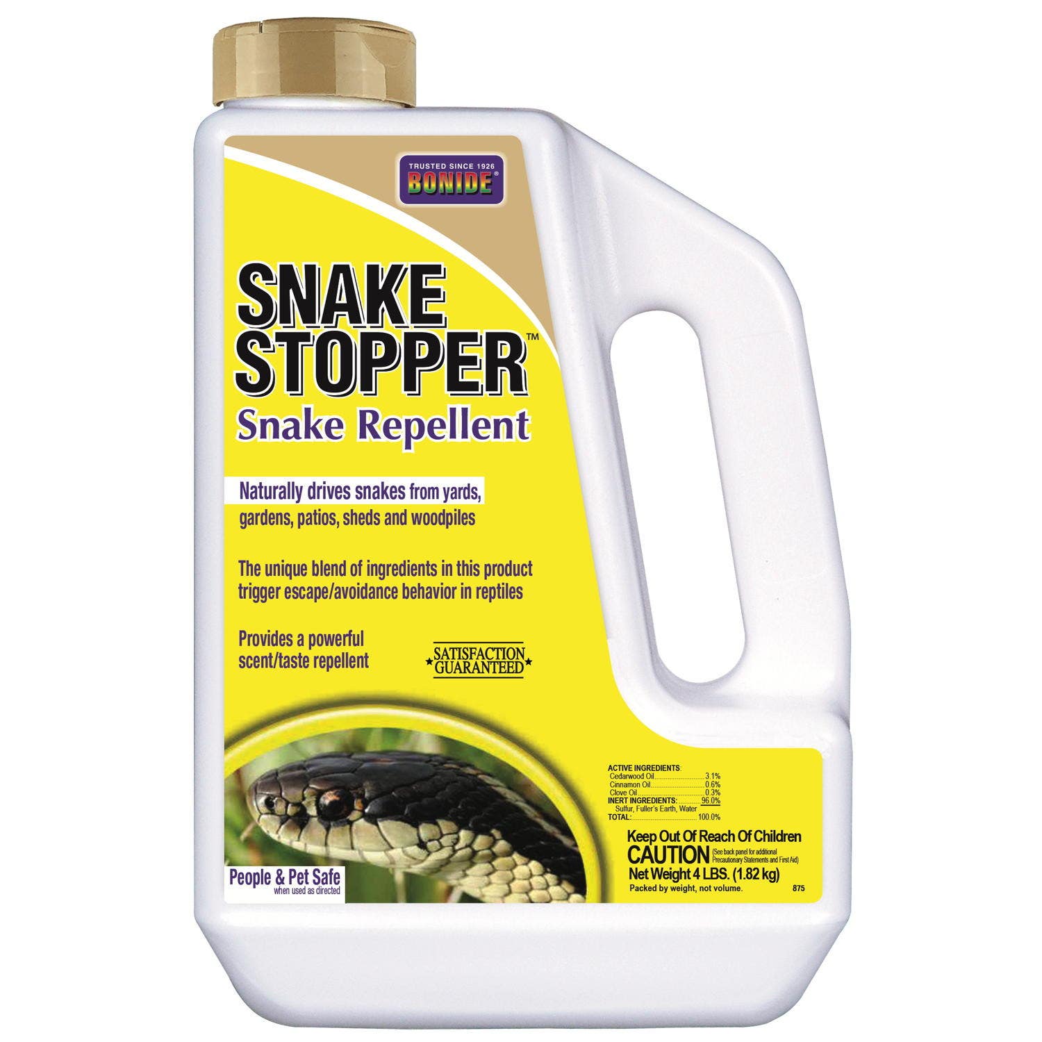 Bonide Products Inc 875 Snake Stopper, Snake Repellent, Granules