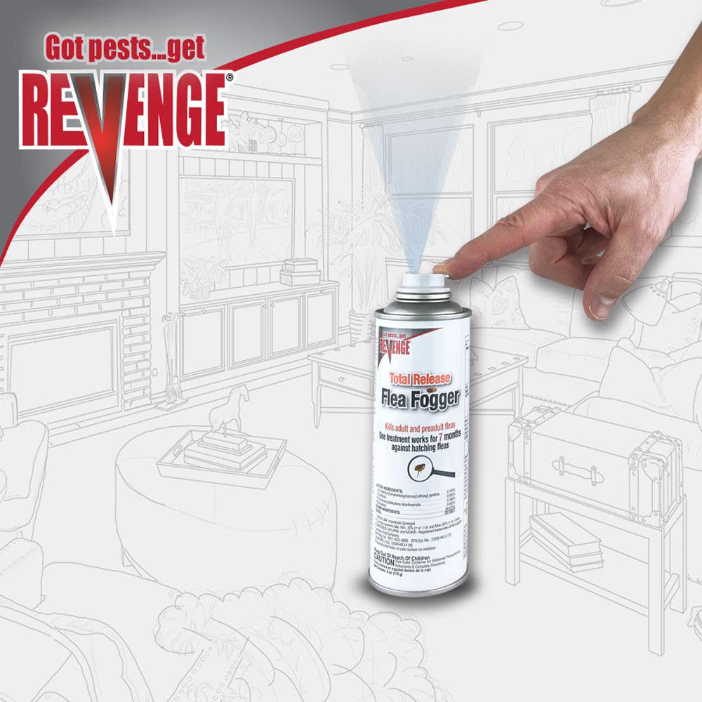 Bonide Products Inc 4613 Revenge, Flea Fogger, Aerosol, 6 oz., 3/Pk