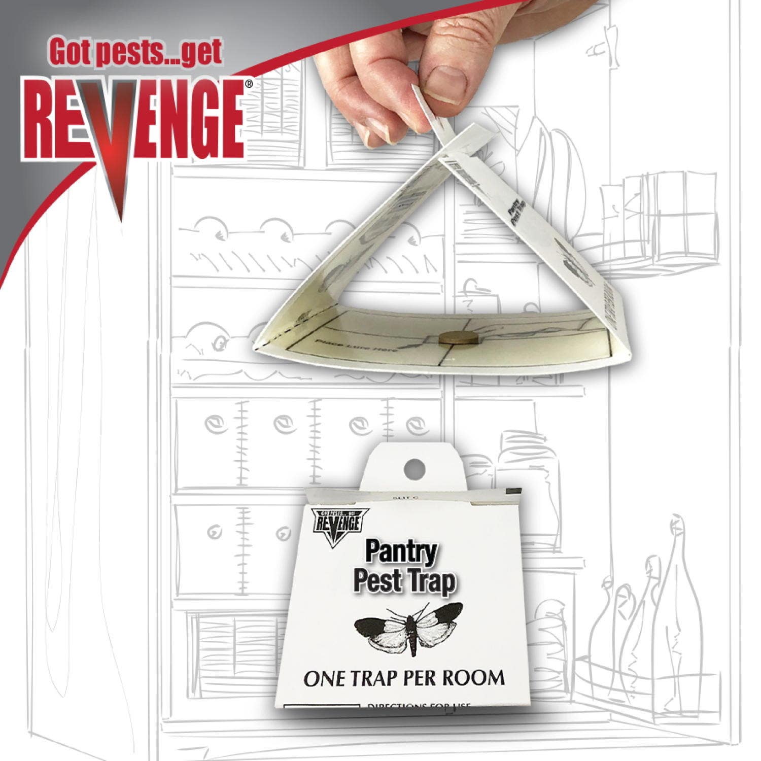 Bonide Products Inc 12412 Revenge, Moth Traps, 2/Pk