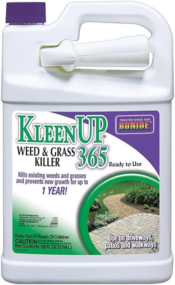 Bonide Products Inc 731 KleenUp, 365 Weed & Grass Killer, Ready-to-Use, 1 Gallon