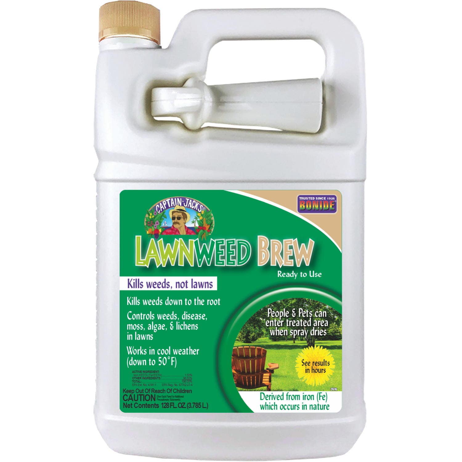 Bonide Products Inc 261 Captain Jack's, LawnWeed Brew, Weeds Killer, Ready-to-Use