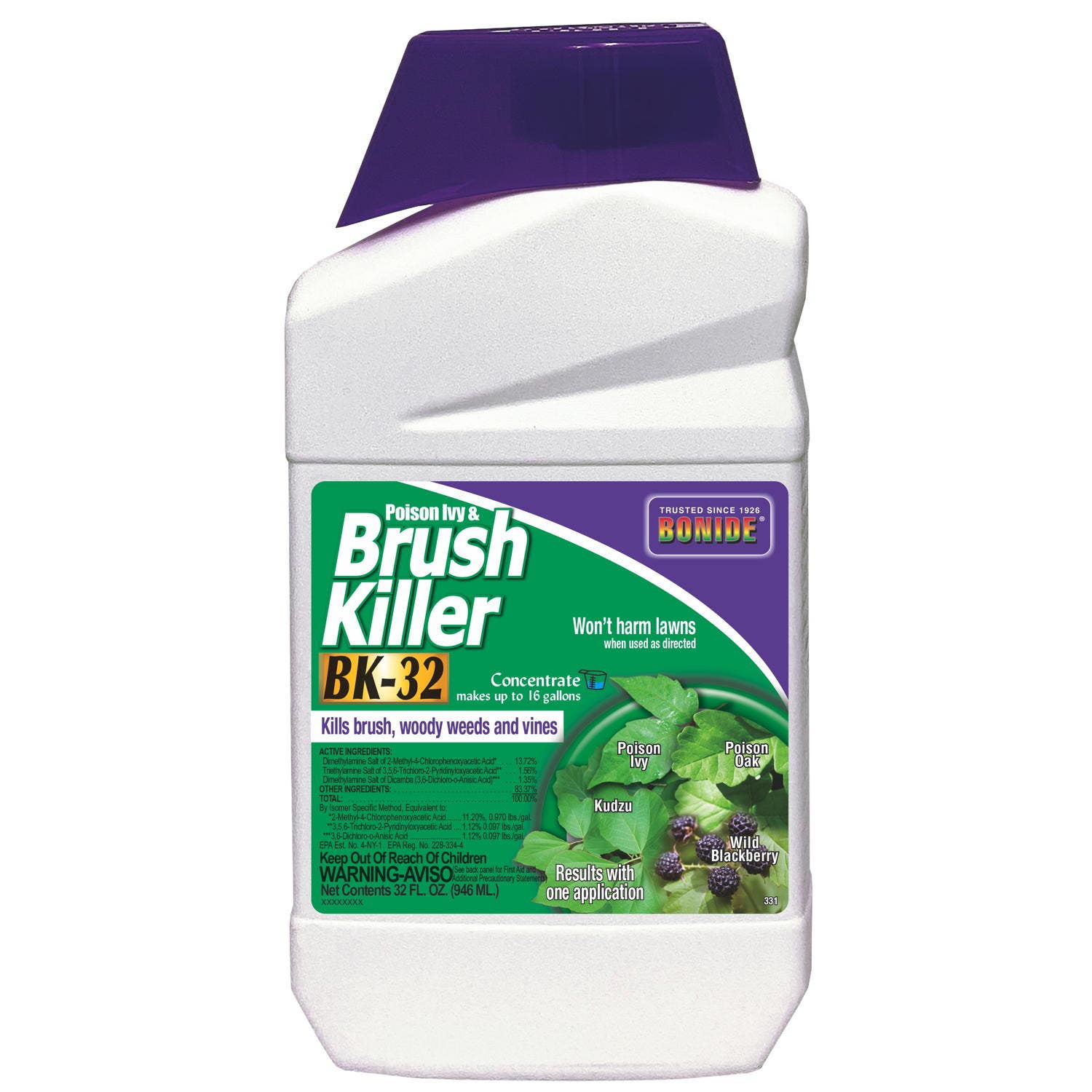 Bonide Products Inc 33 Poison Ivy & Brush Killer, BK-32, Concentrate