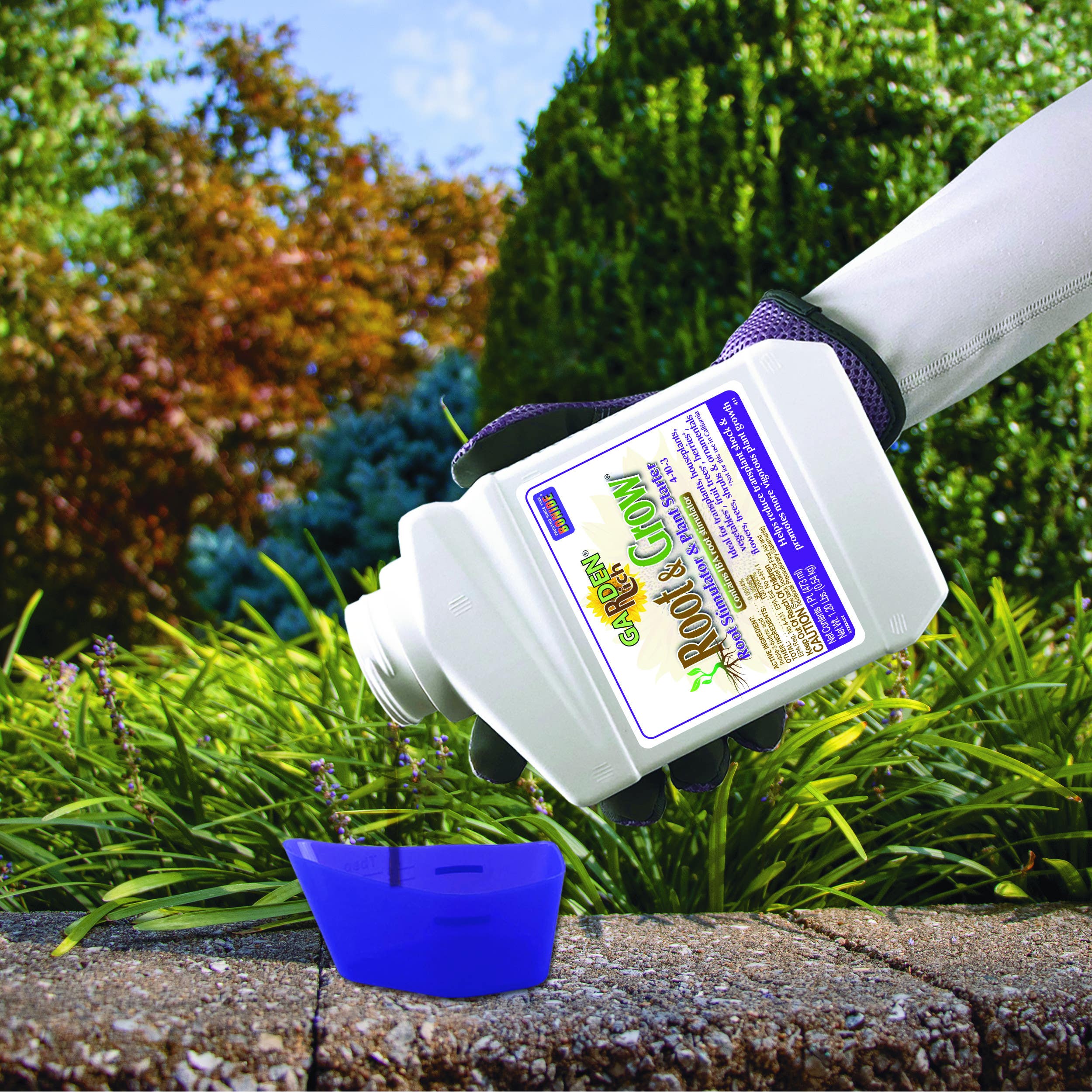 Bonide Products Inc 412 Garden Rich, Root & Grow, Root Stimulator & Plant Starter, 4-10-3 Formula, Concentrate, 32 oz.