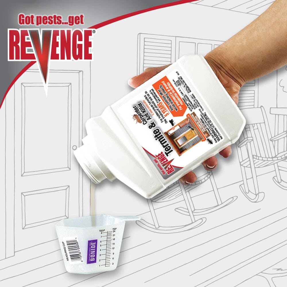 Bonide Products Inc 4617 Revenge, Termite & Carpenter Ant Killer, Concentrate, 32 oz.