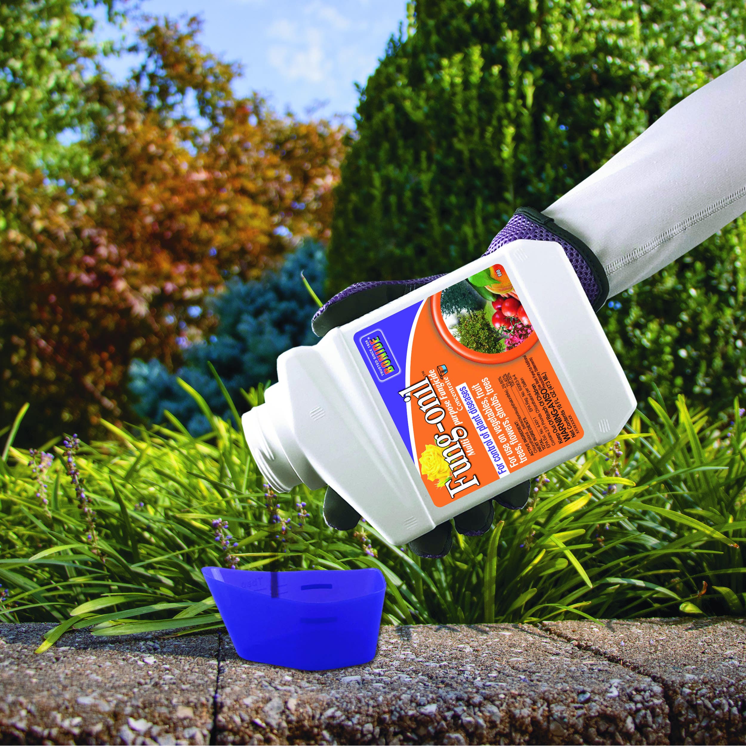 Bonide Products Inc 880 Fung-onil, Multi-Purpose Fungicide, Concentrate, 16 oz.