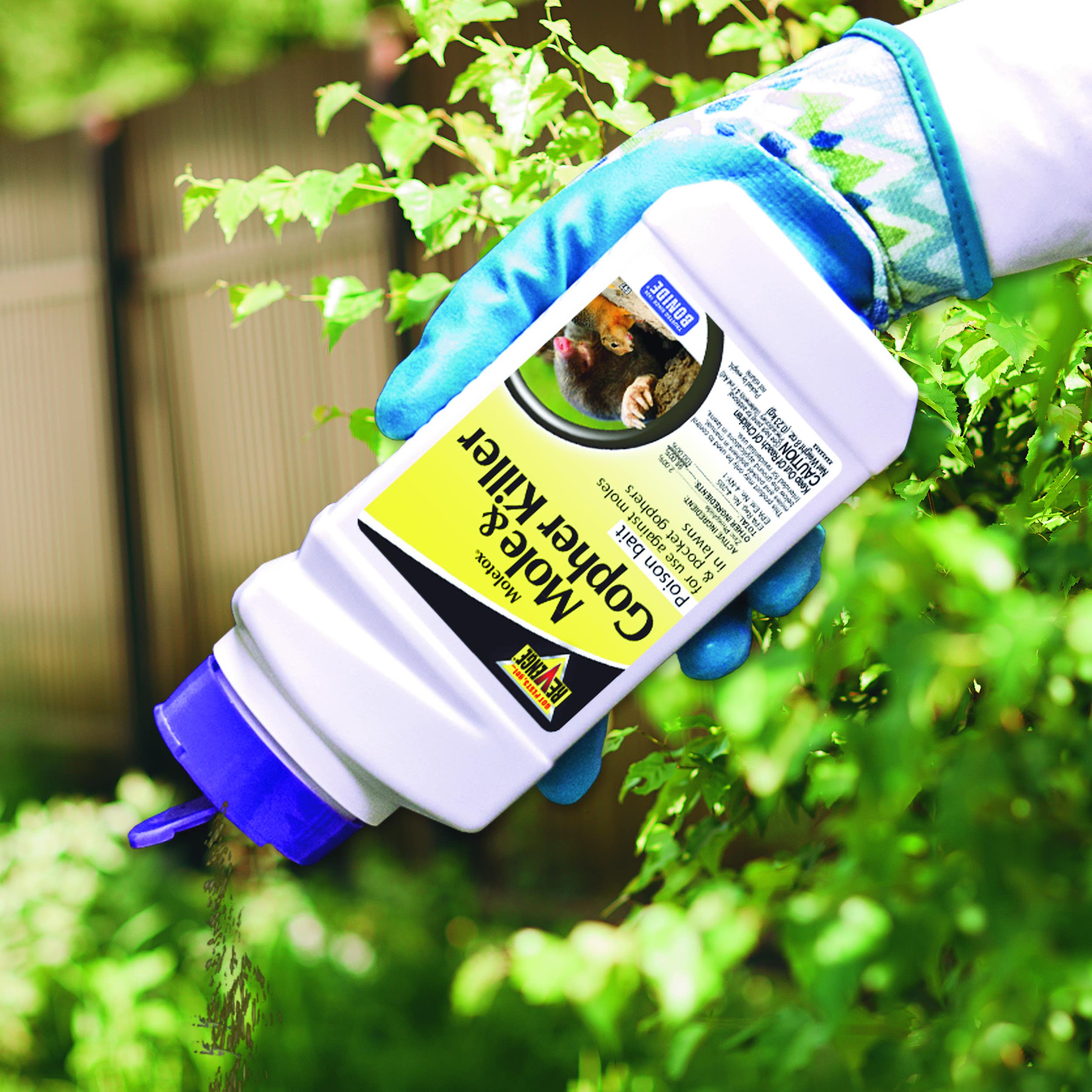 Bonide Products Inc 698 Moletox, Mole & Gopher Killer, Poison Baits, Granules, 1 Lb.