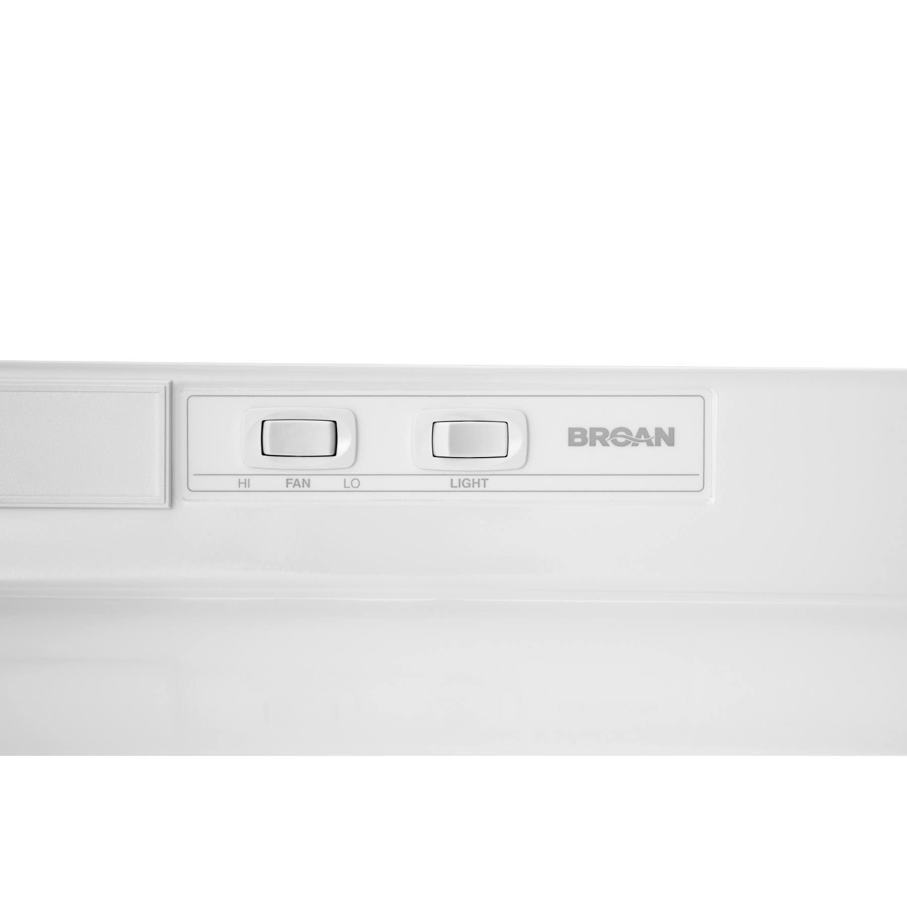 Broan NuTone F40000 Series Under Cabinet Range Hood, White Ducted