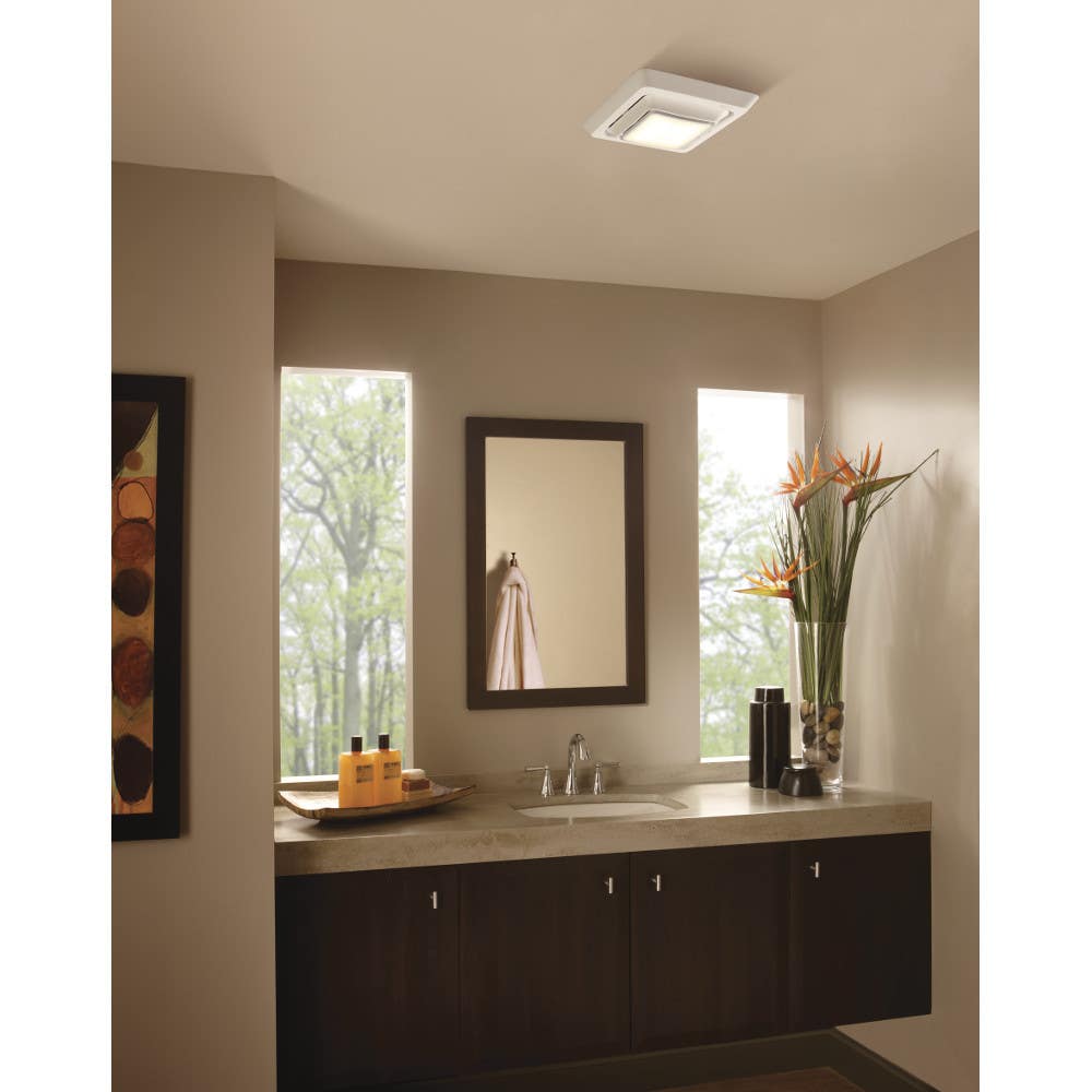 Broan NuTone FG600 Quick Installation Bathroom Exhaust Fan Grille/Cover with LED Light, 4 Pack