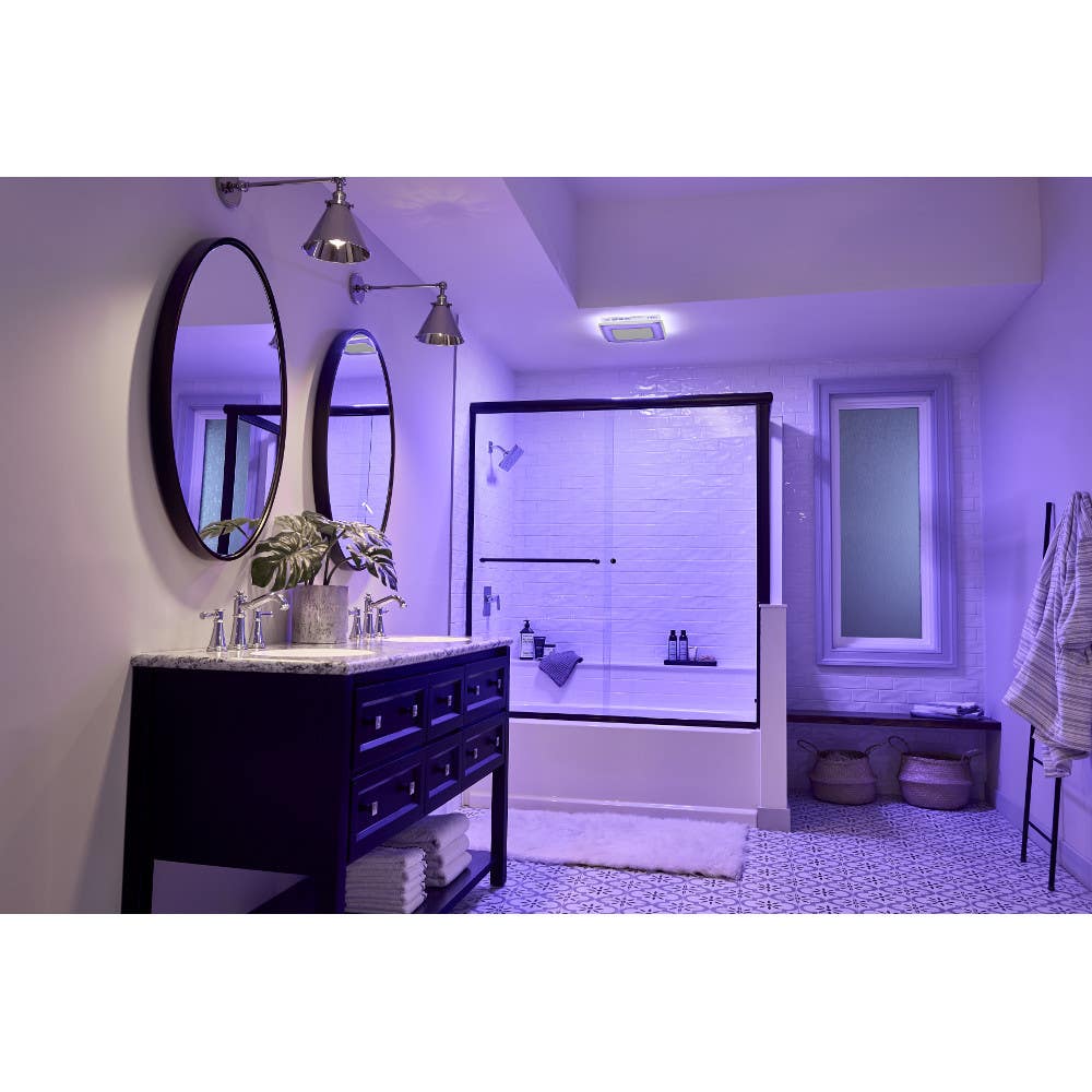 Broan NuTone AER110RGBL ChromaComfort Multi-Color LED Ventilation Fan