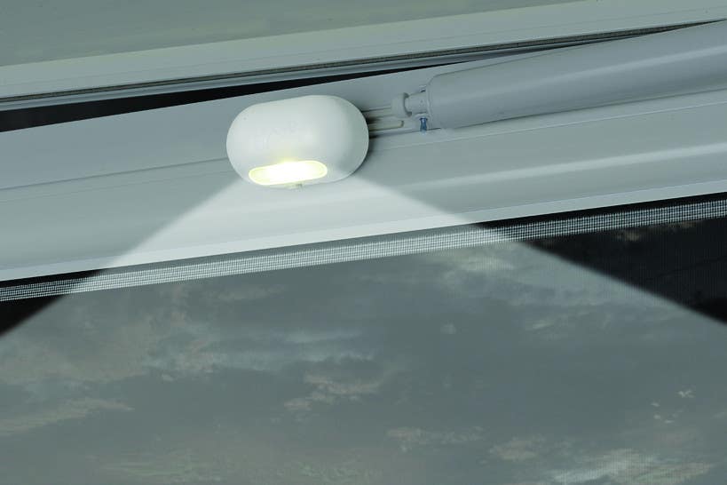 Hampton-Wright Products VLEDWH LED Storm Door Light for Top Mounted Closer, White