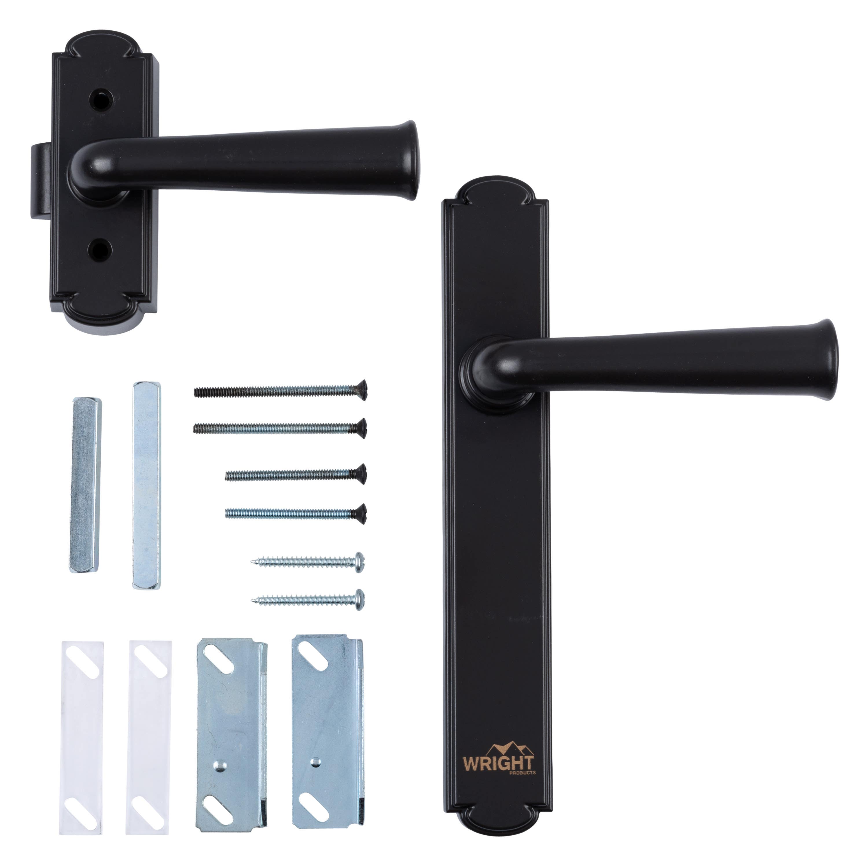 Hampton-Wright Products VWA214SB Washburn Surface Mount Latch for Out Swinging Metal & Wood Doors, Seville Bronze