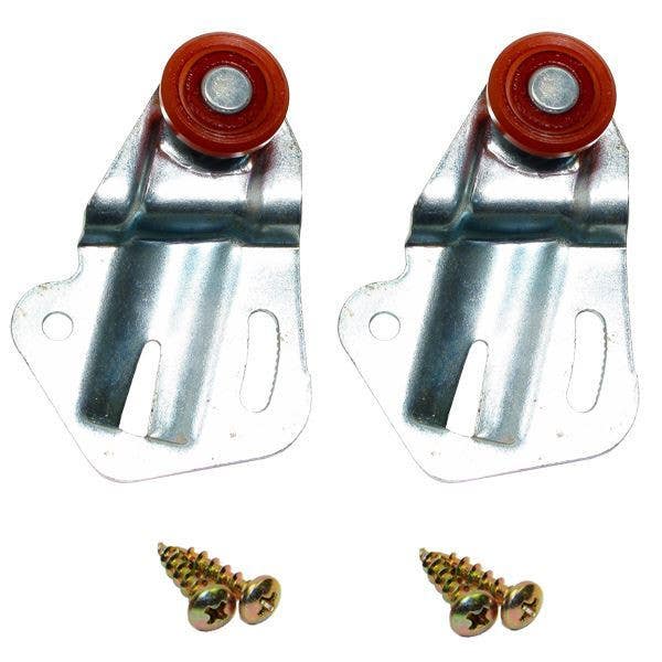 Johnson Hardware 2338PPK2 Universal Sliding Door Hanger Set, 3/4" Wheel x 3/8" Offset