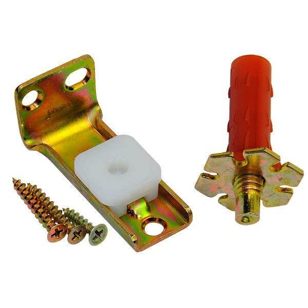 Johnson Hardware 1817PPK3 Universal Bi-Fold Bottom Pivot Kit, 2.5" Jamb