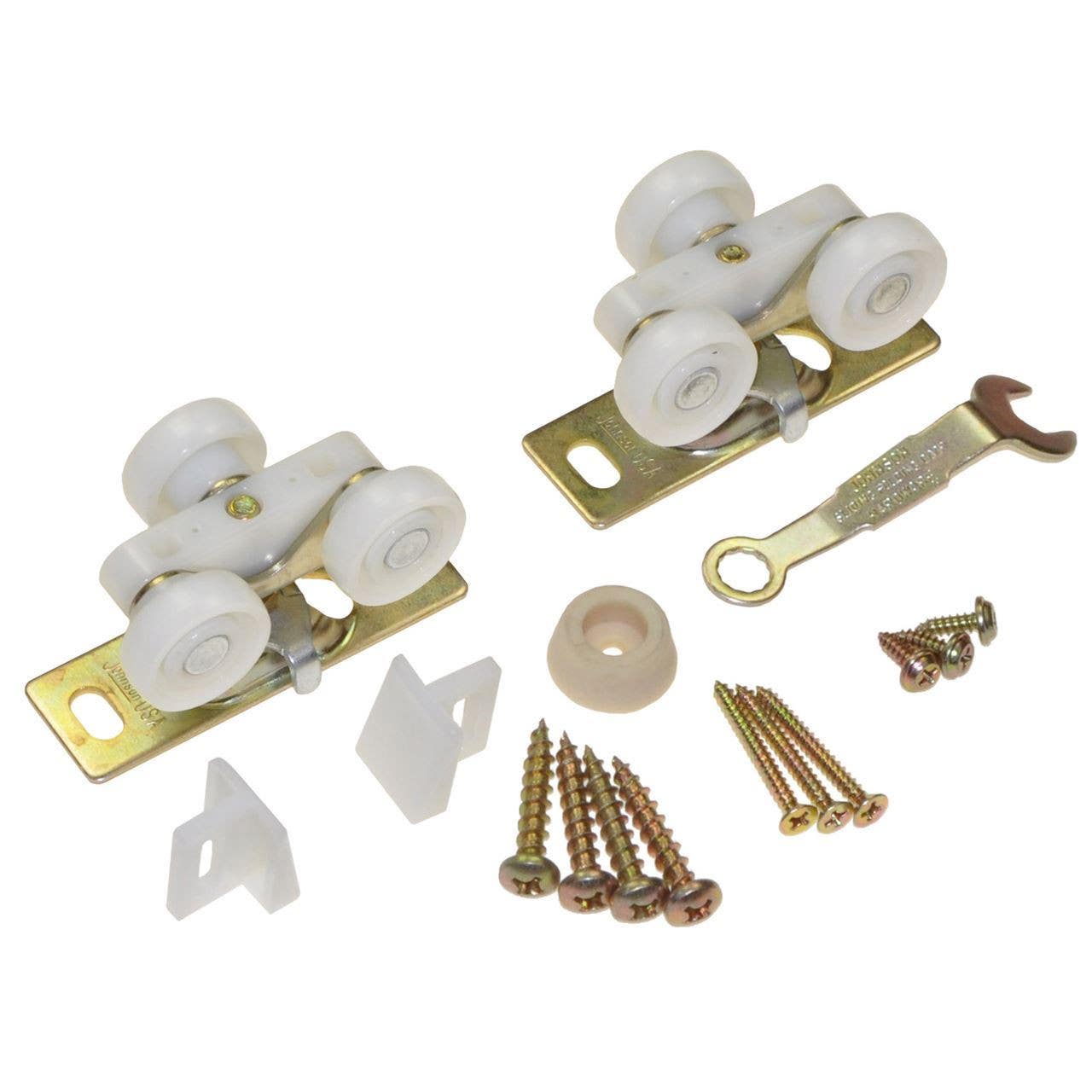 Johnson Hardware 1500PPK3 Pocket Door Hardware Set for 1500/100PD Series Pocket Frames