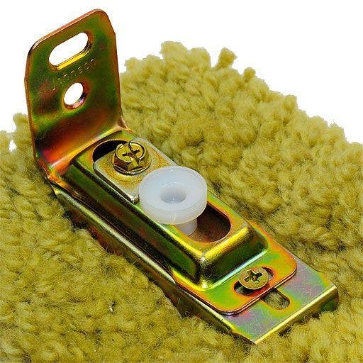 Johnson Hardware 1836PPK1 Universal Folding Door Bottom Pivot Carpet Riser, 1-1/2" x 3"