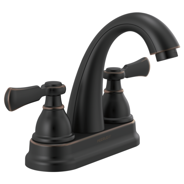 Delta Faucet Co P2565LF-OB Elmhurst 2-Handle Bathroom Faucet, Centerset, Oil Rubbed Bronze