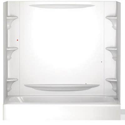 Delta Faucet Co 39744-HD Vesuvia Easy-Up Adhesive Tub Wall, White, 32 x 60 x 58 In.