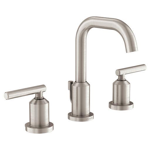 Moen Inc WS84229 Series, Gibson Two-Handle High Arc Widespread Bathroom Faucet