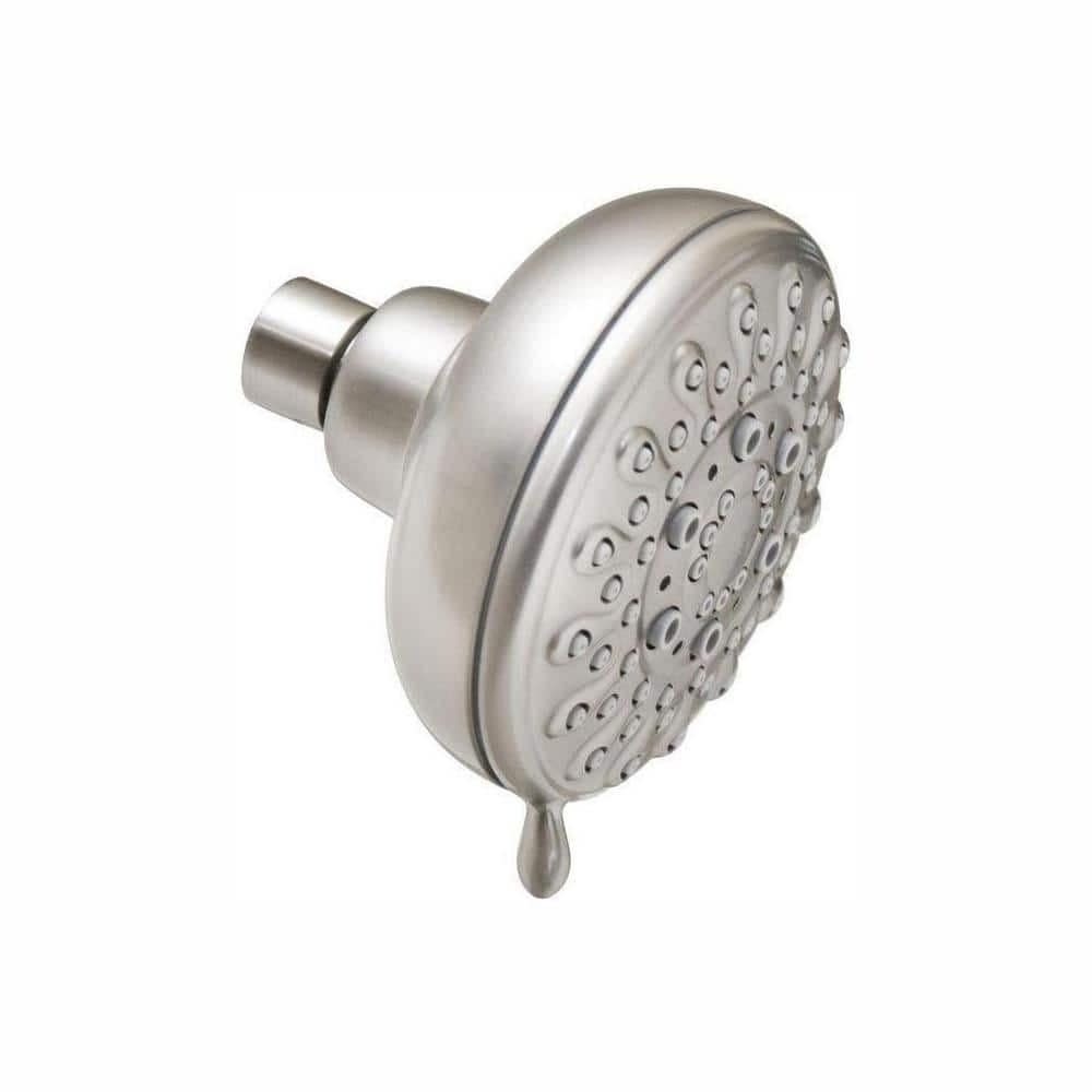 Moen Inc 23045SRN Banbury, 5-Function, 4" Dia. Spray Head Wallmount Showerhead, Spot-Resistant Brushed Nickel