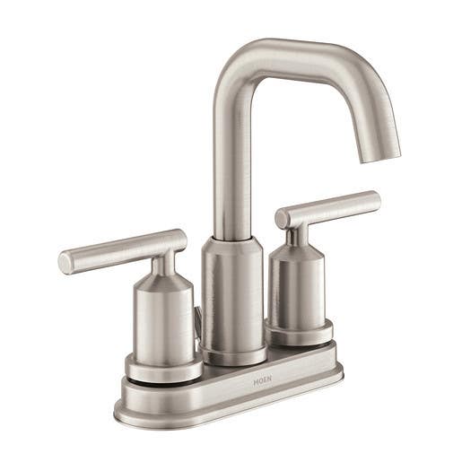 Moen Inc WS84228 Gibson, Two-Handle High Arc 4" Centerset Bathroom Faucet