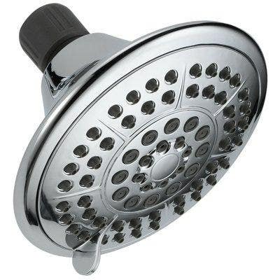 Delta Faucet Co 75554C 5-Spray Shower Head, Fixed Mount, Chrome