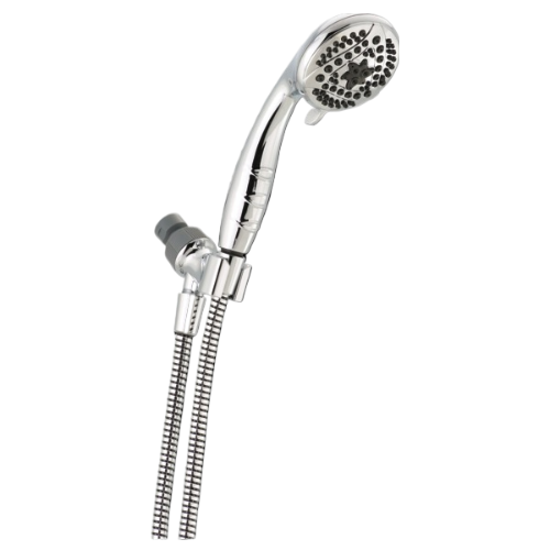 Delta Faucet Co 76515C 5-Spray Massaging Handheld Shower Head, Chrome