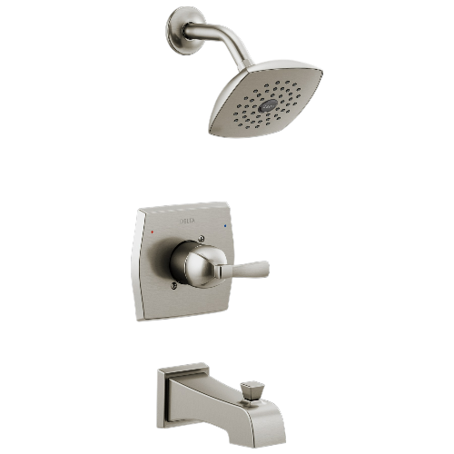 Delta Faucet Co 144768C-SS Tub & Shower Faucet & Showerhead, Stainless