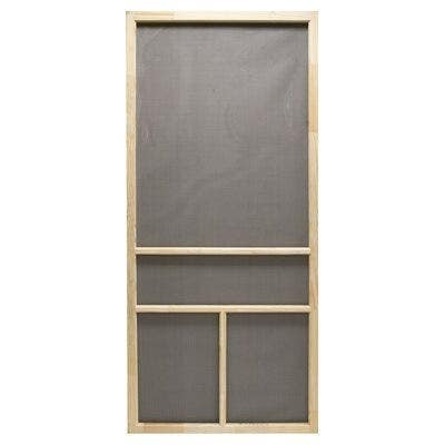 Precision Screen & Security 3950NA Screen Door, Wood