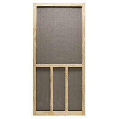 Precision Screen & Security 3951NA Screen Door, Wood