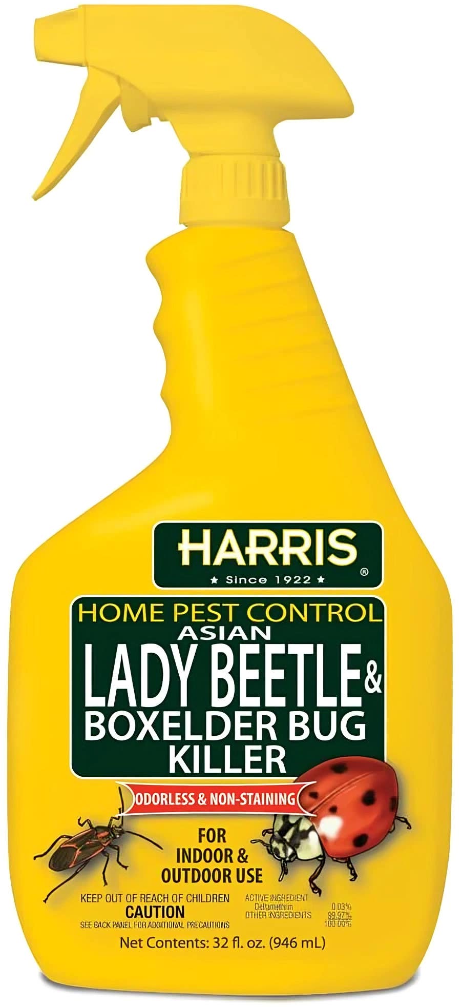 PF Harris HBXA-32 Asian Lady Beetle & Box Elder Bug Killer, 32-oz.